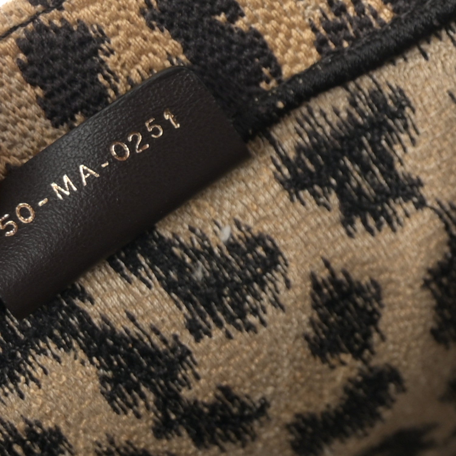 Christian Dior Canvas Mizza Embroidered Large Leopard Book Tote Beige 7 of 13
