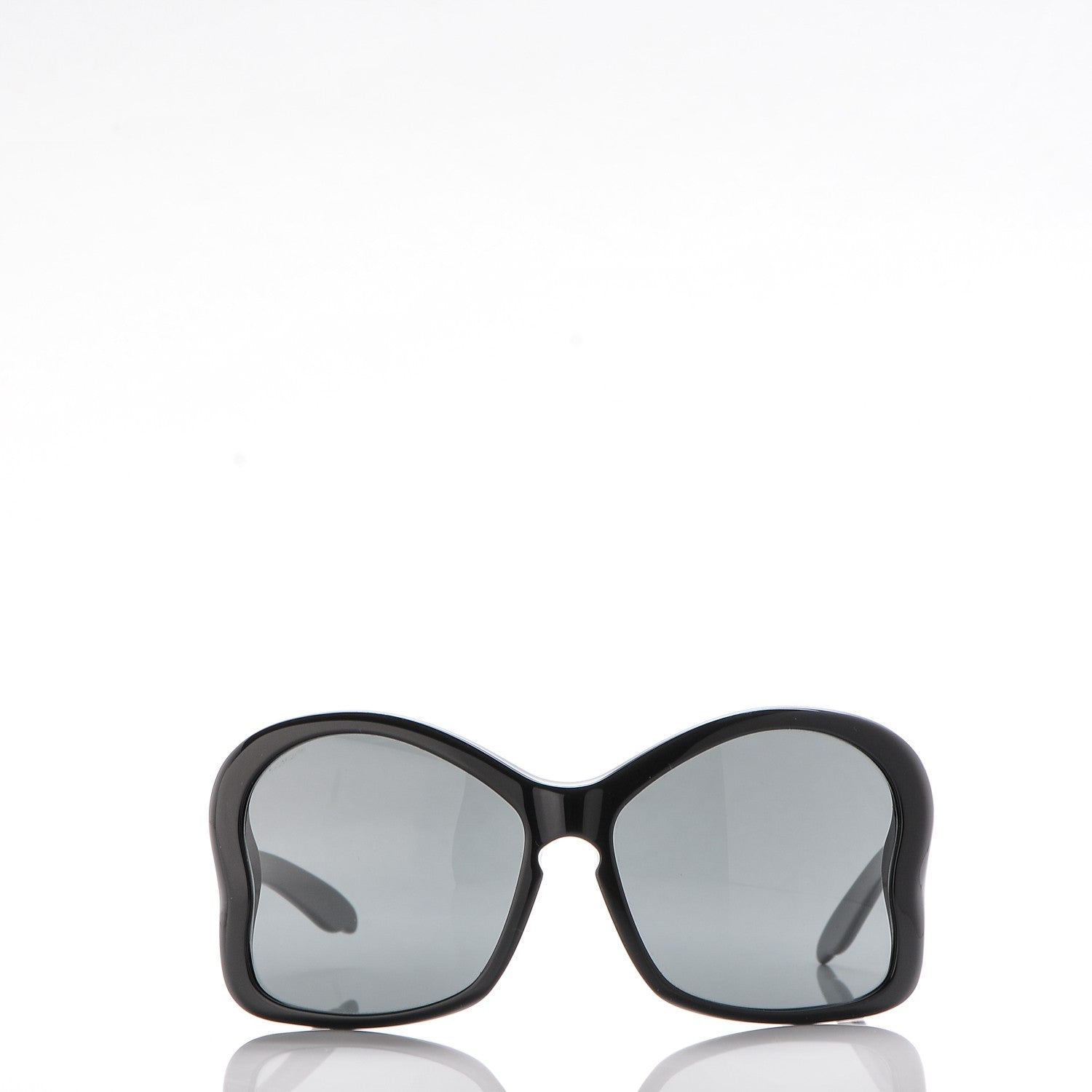 Prada Butterfly Frame Sunglasses SPR 18I Black 2 of 7
