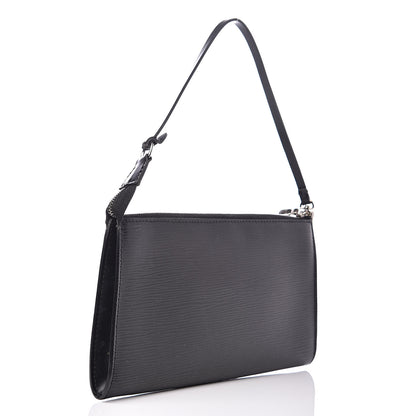 Louis Vuitton Epi Pochette Accessories 24 Black 3 of 9