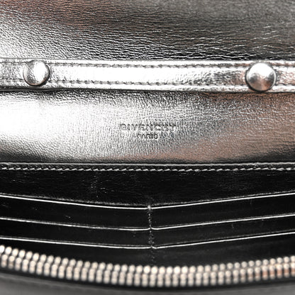 Givenchy Lambskin Emblem Chain Wallet Black 6 of 10