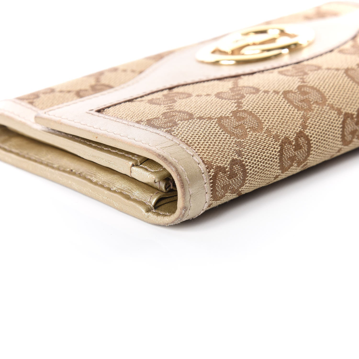 Gucci Monogram Sukey Continental Wallet Champagne 7 of 12