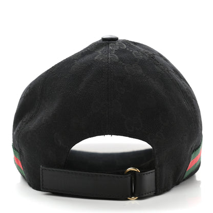 Gucci Monogram Web Baseball Hat L Black 6 of 9