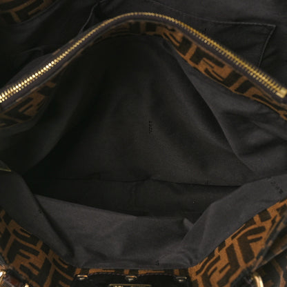 Fendi Zucca Mia Tote Tobacco 6 of 8