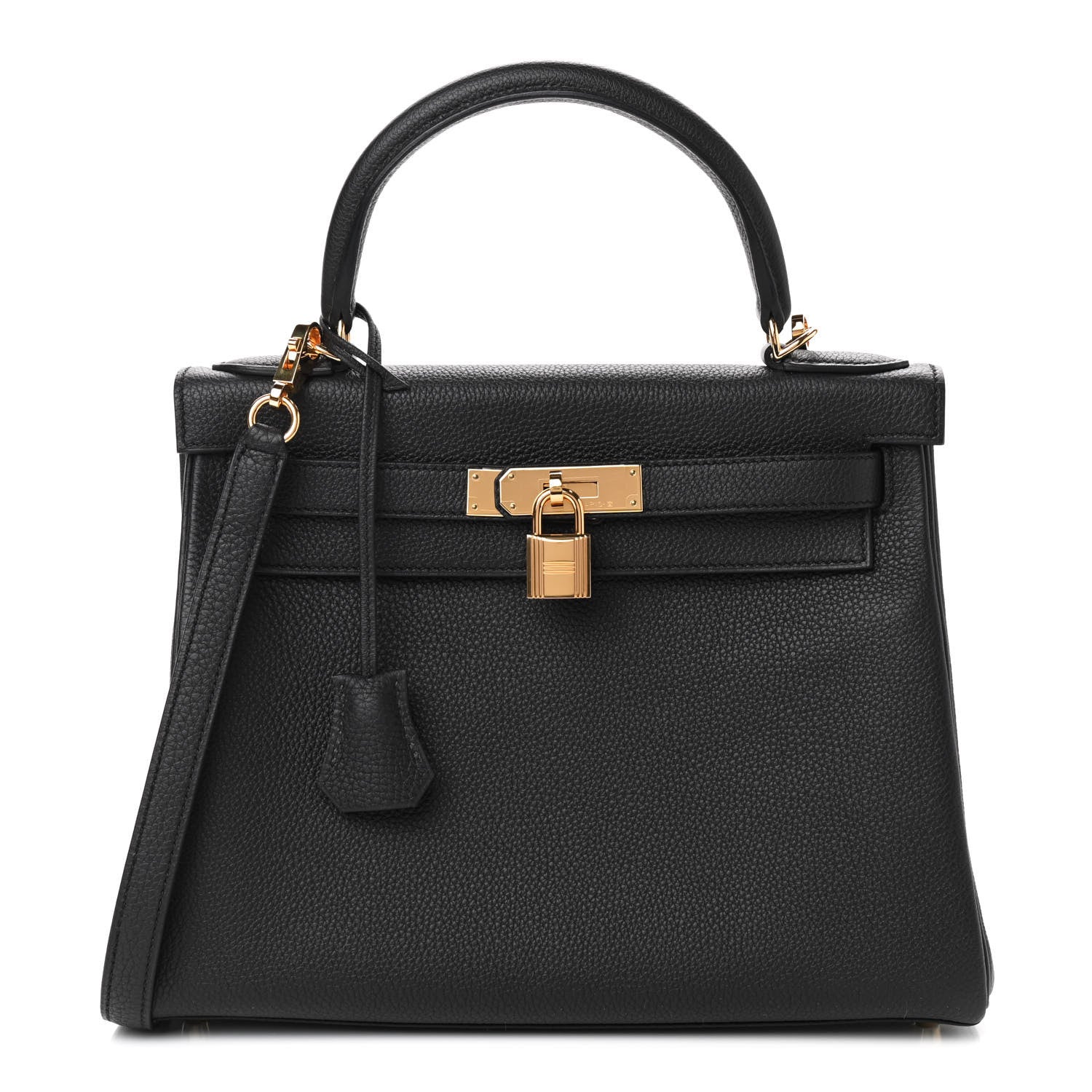 Hermes Togo Kelly Retourne 28 Black 1 of 11