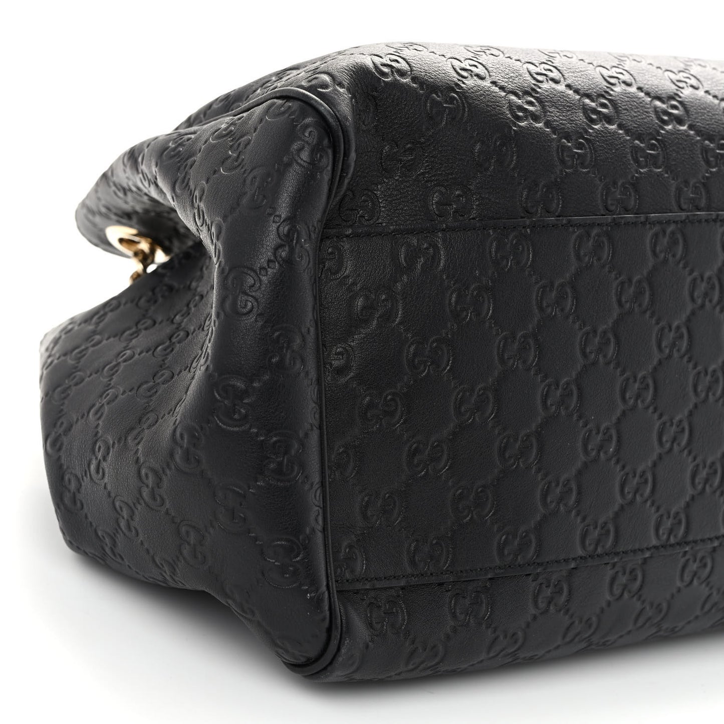 Guccissima Medium Emily Shoulder Bag Black