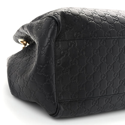 Gucci Guccissima Medium Emily Shoulder Bag Black 8 of 9