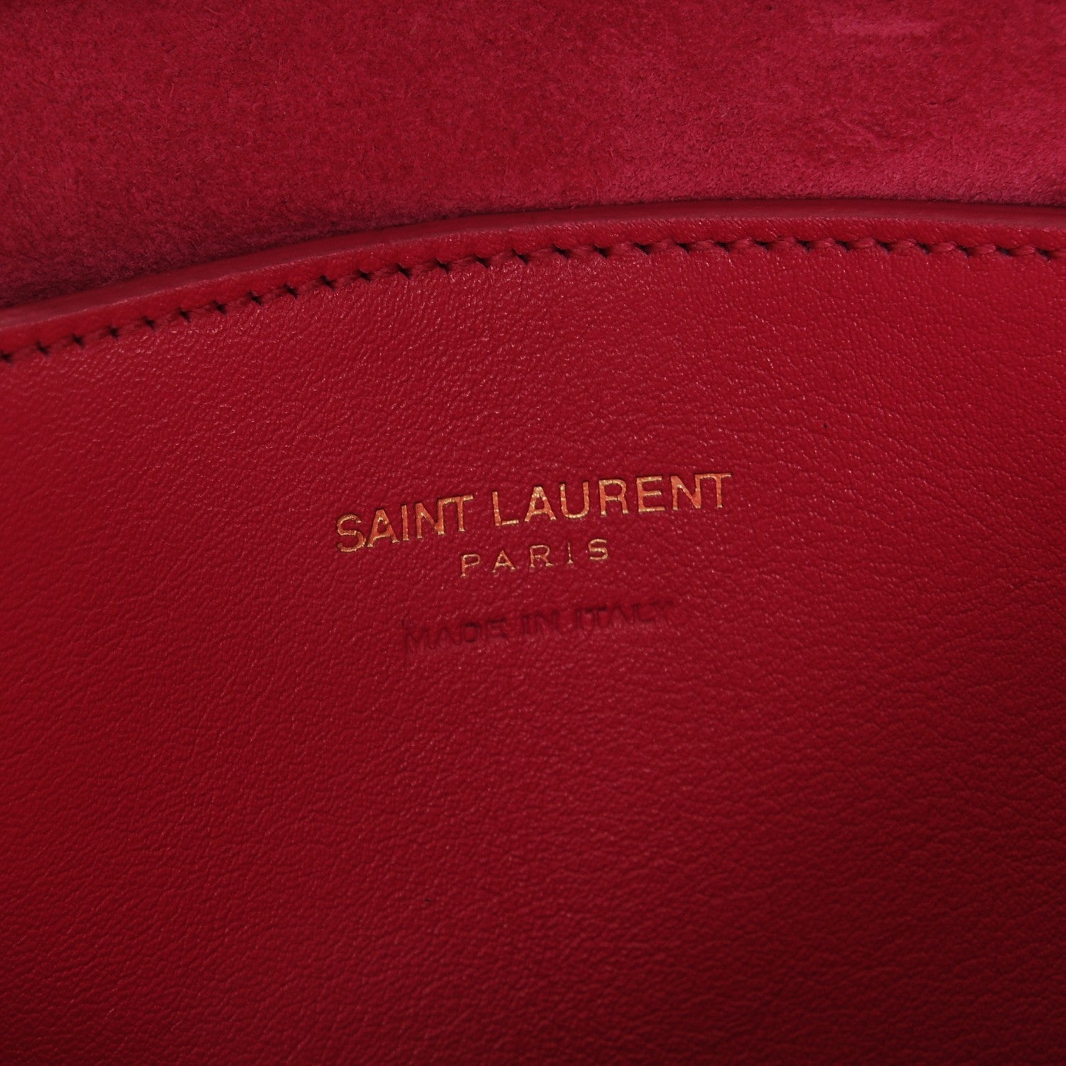 Saint Laurent Calfskin Monogram Baby Cabas Bubblegum 6 of 6