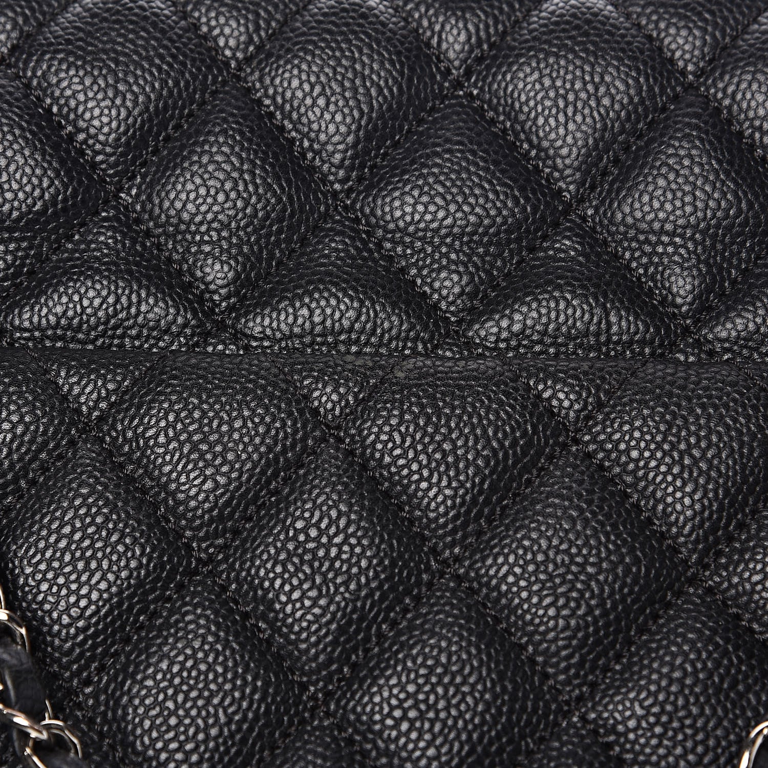 Chanel Caviar Quilted Jumbo Easy Flap Black 10 of 11