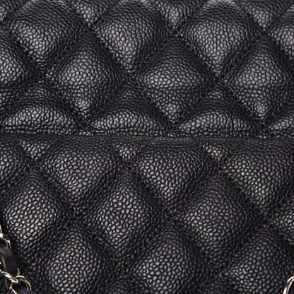 Chanel Caviar Quilted Jumbo Easy Flap Black 10 of 11