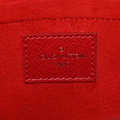 Louis Vuitton Damier Ebene Pochette Felicie Chain Wallet 7 of 11