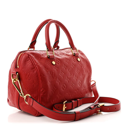 Louis Vuitton Empreinte Speedy Bandouliere 25 Cherry 3 of 11