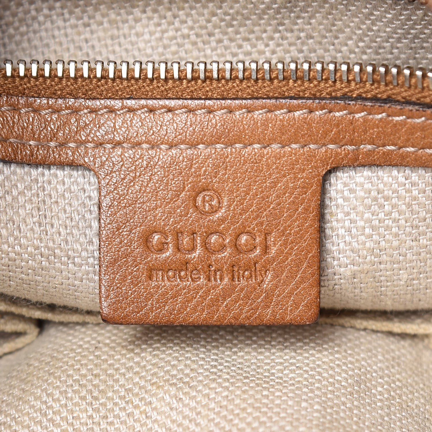 Gucci Monogram Medium New Jackie Shoulder Bag Brown 6 of 13