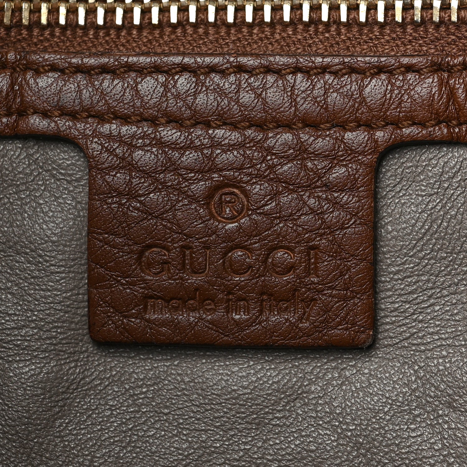 Gucci Pebbled Calfskin Lady Tassel Hobo Brown 6 of 10