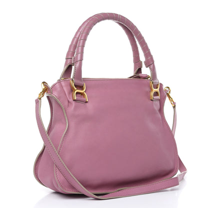 Chloe Calfskin Medium Marcie Satchel Velvet Mauve 3 of 11