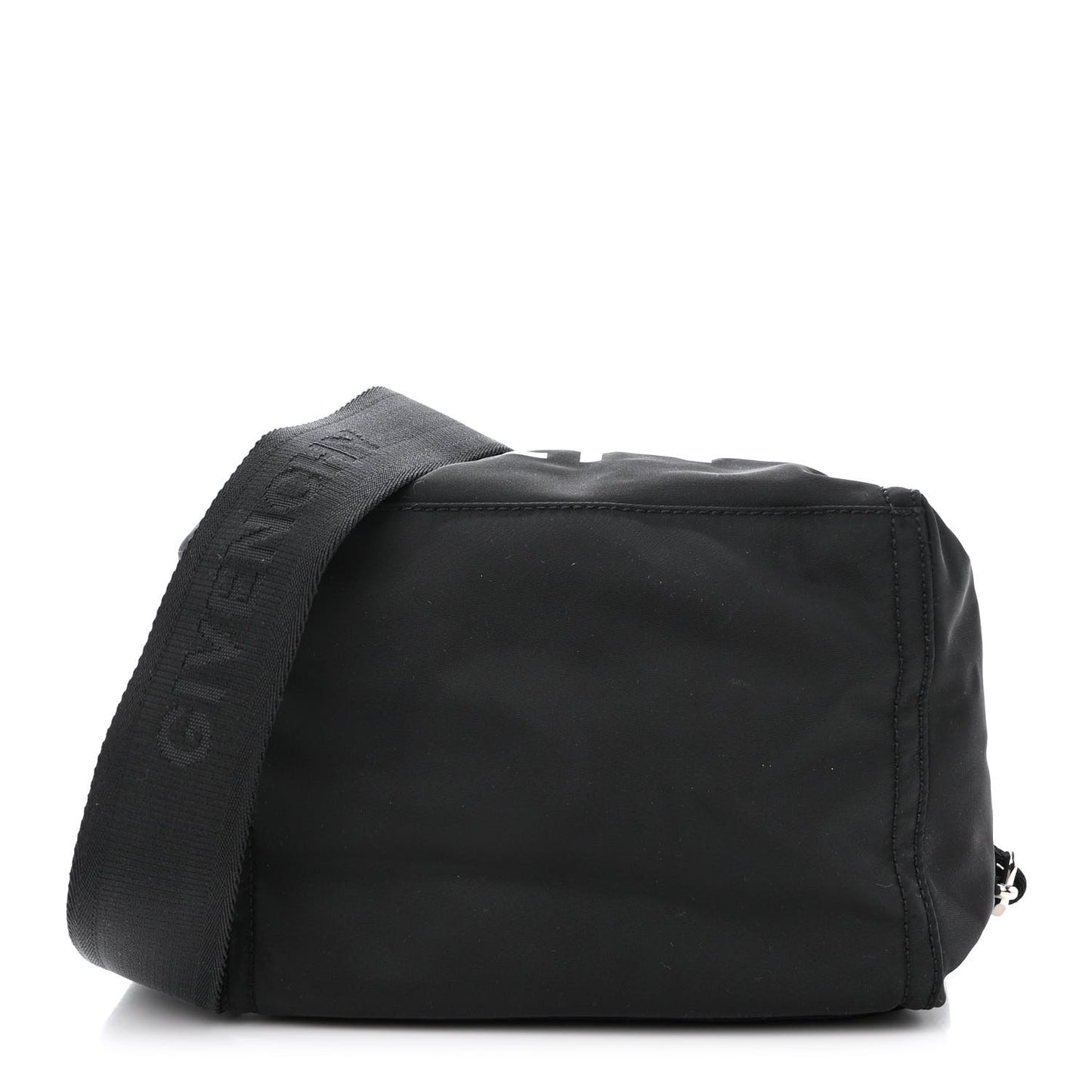 Nylon Small Pandora Mens Crossbody Black White
