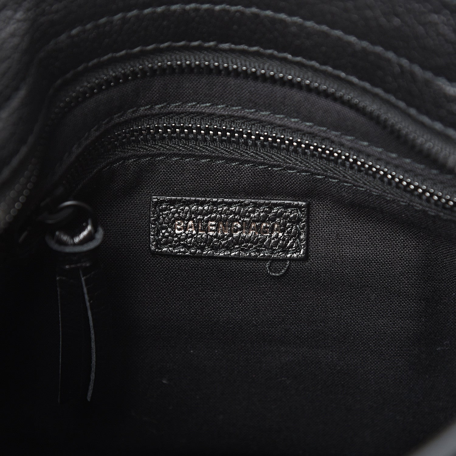 Balenciaga Shiny Goatskin Matte Black Metallic Edge Hardware Mini City Black 5 of 10
