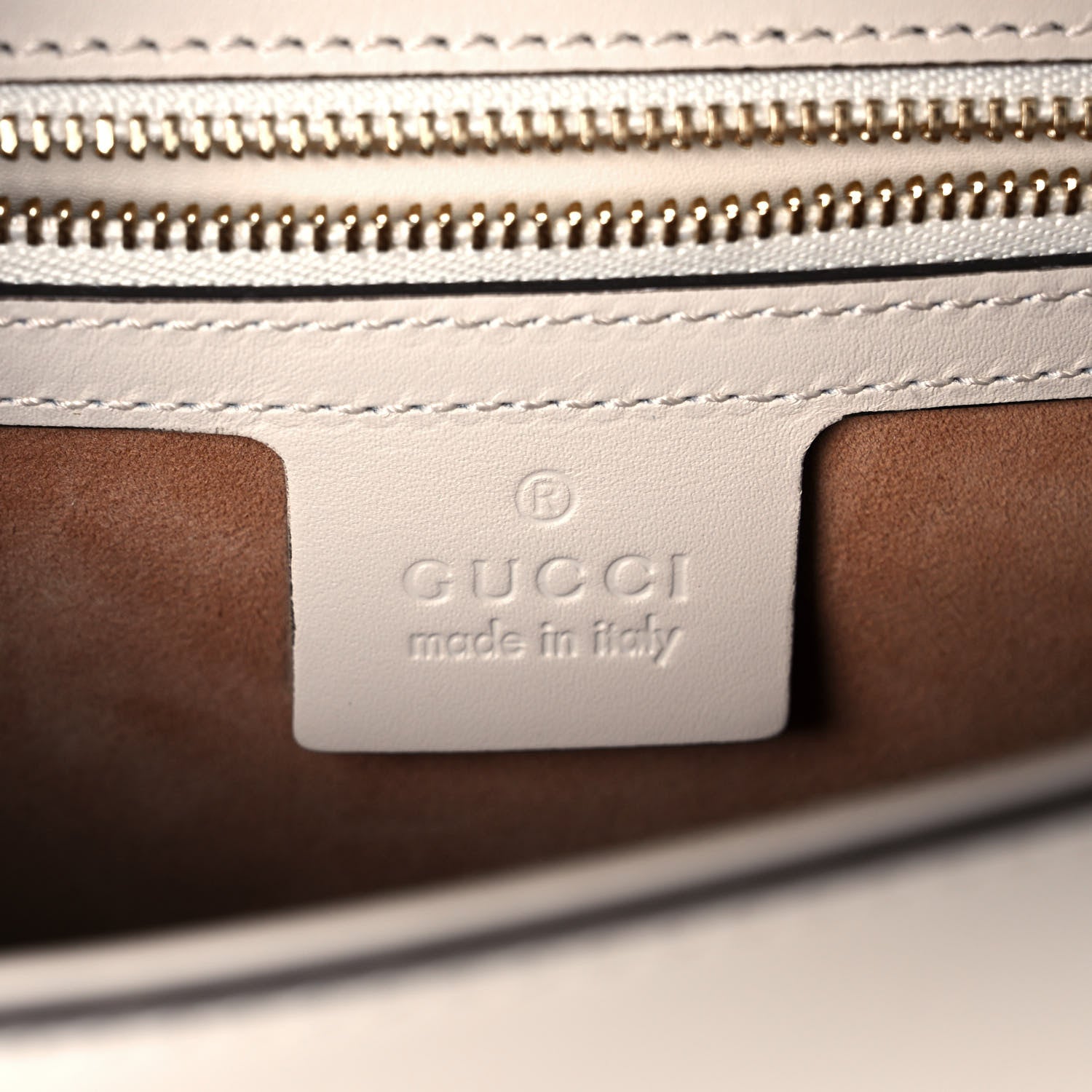 Gucci Calfskin Sylvie Belt Bag Off White 5 of 12