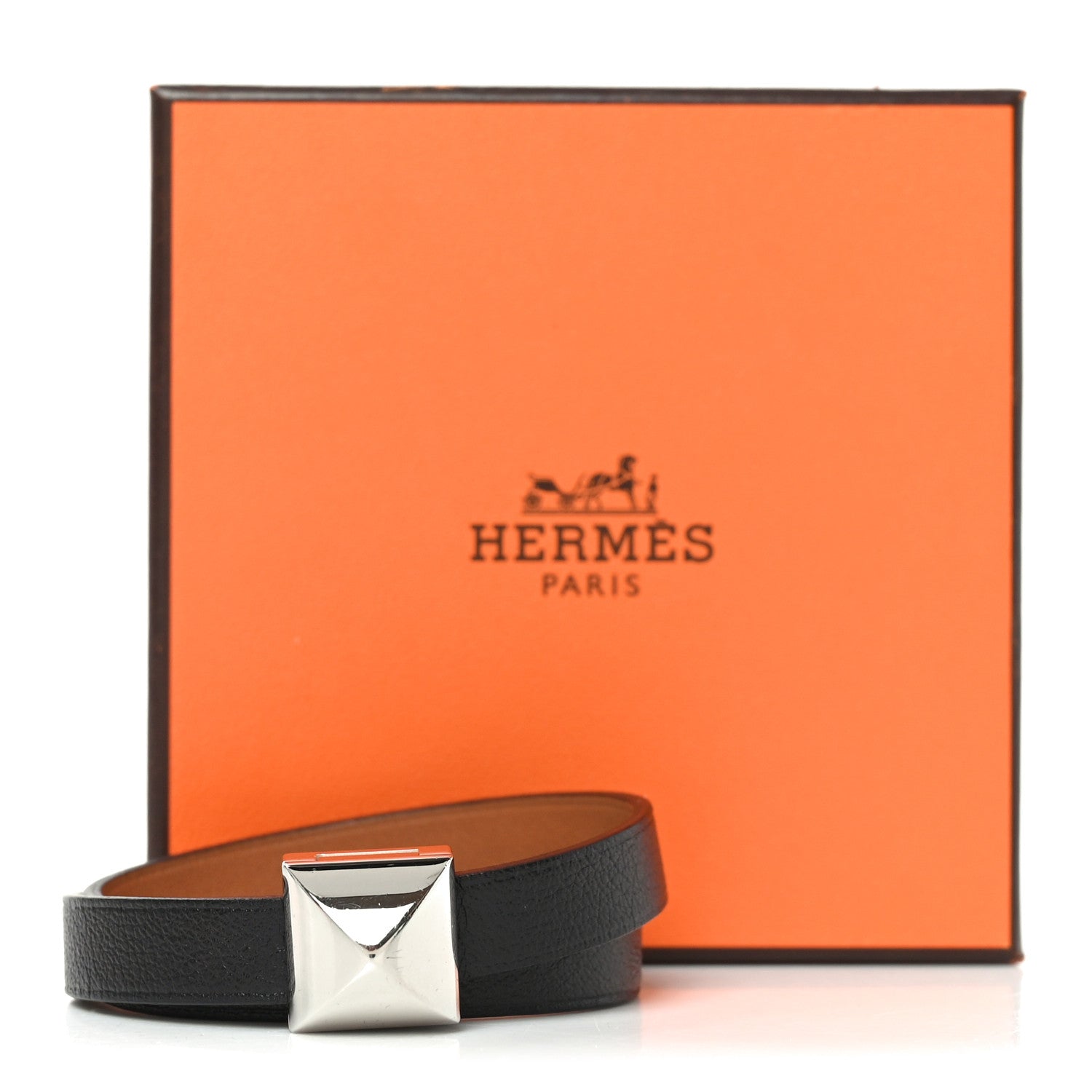 Hermes Swift Medor Infini Double Tour Bracelet T1 Black 5 of 5