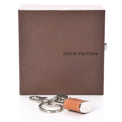 Louis Vuitton Vachetta Lock and Key Bag Charm Key Holder 4 of 4