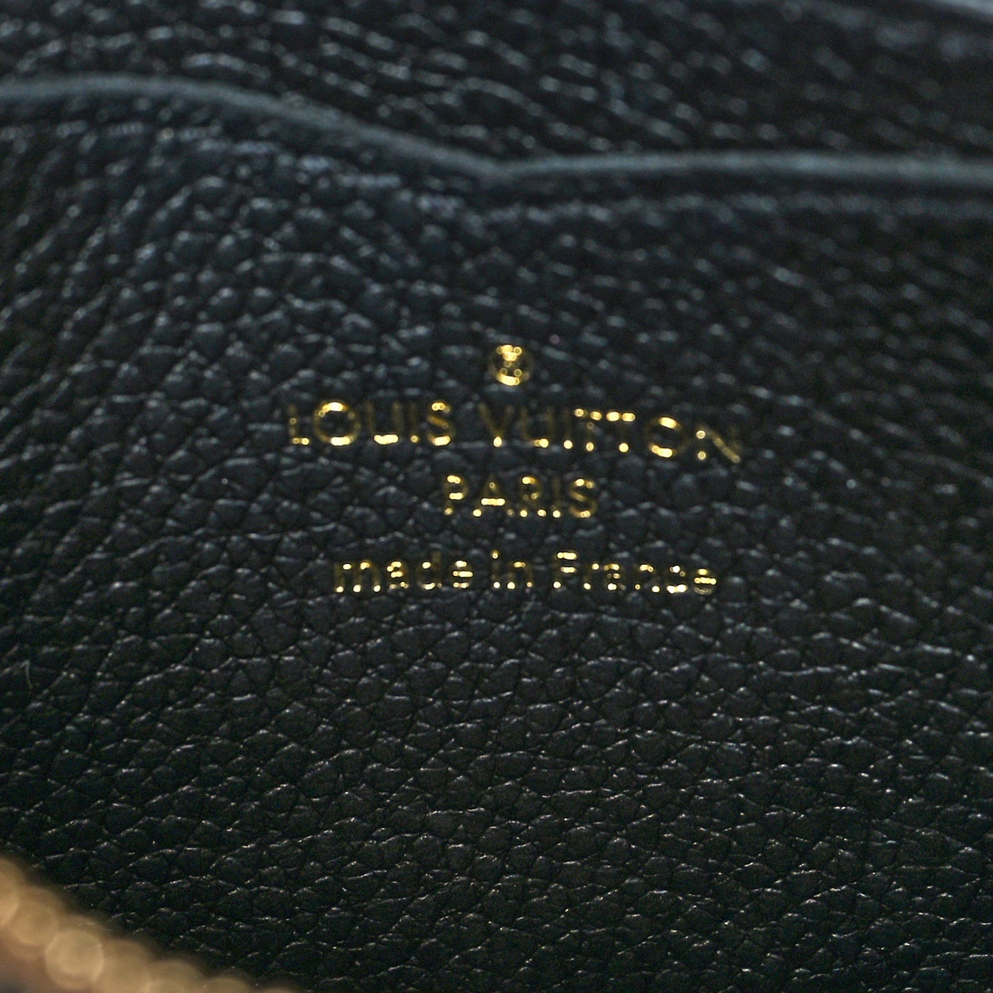 Empreinte Monogram Giant Zippy Coin Purse Black Beige