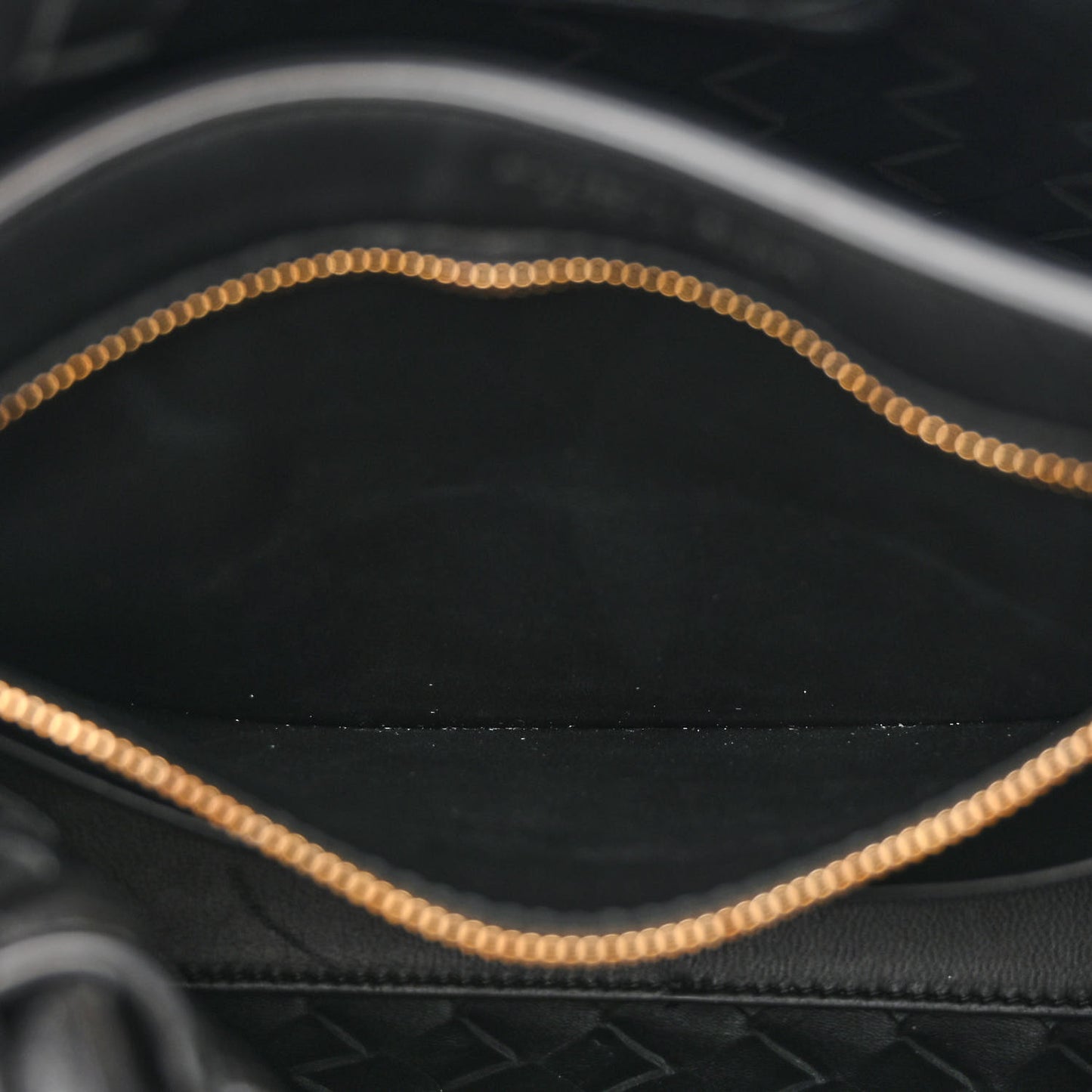 Nappa Intrecciato Small Andiamo Shoulder Bag Black