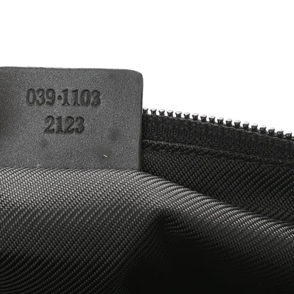 Gucci Monogram Web Boat Pochette Black 6 of 7