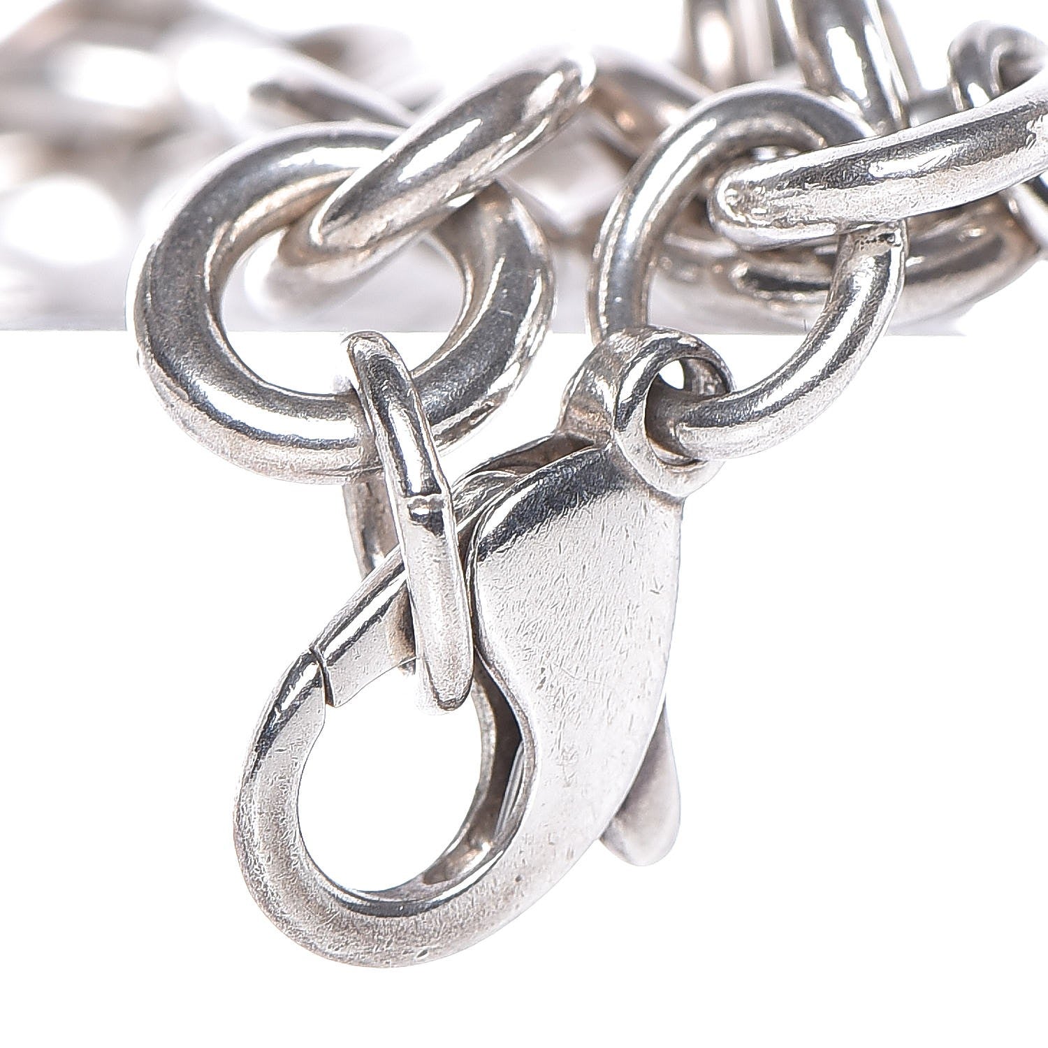 Tiffany Sterling Silver Heart Tag Charm Bracelet 5 of 6