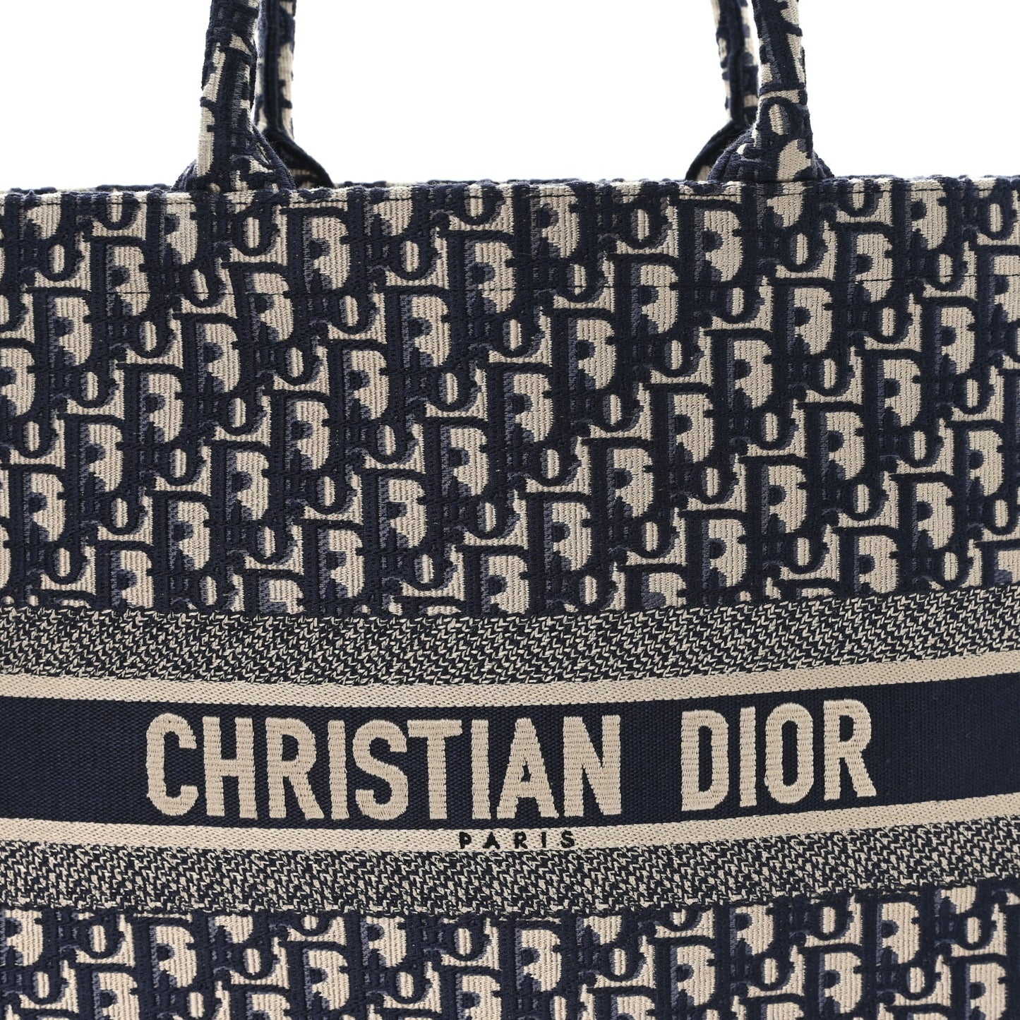 Oblique Large Book Tote Blue Multicolor