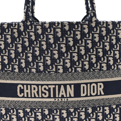 Christian Dior Oblique Large Book Tote Blue Multicolor 8 of 10