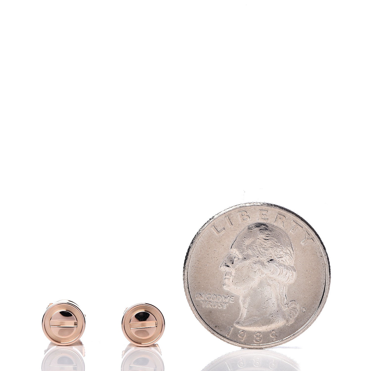 Cartier 18K Pink Gold LOVE Earrings 2 of 5