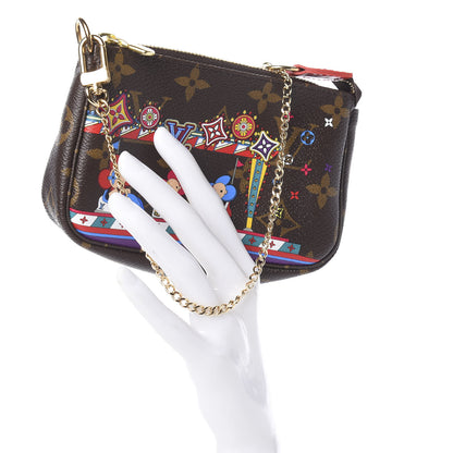 Louis Vuitton Monogram 2020 Christmas Animation Bumper Cars Mini Pochette Accessories Coquelicot 2 of 8