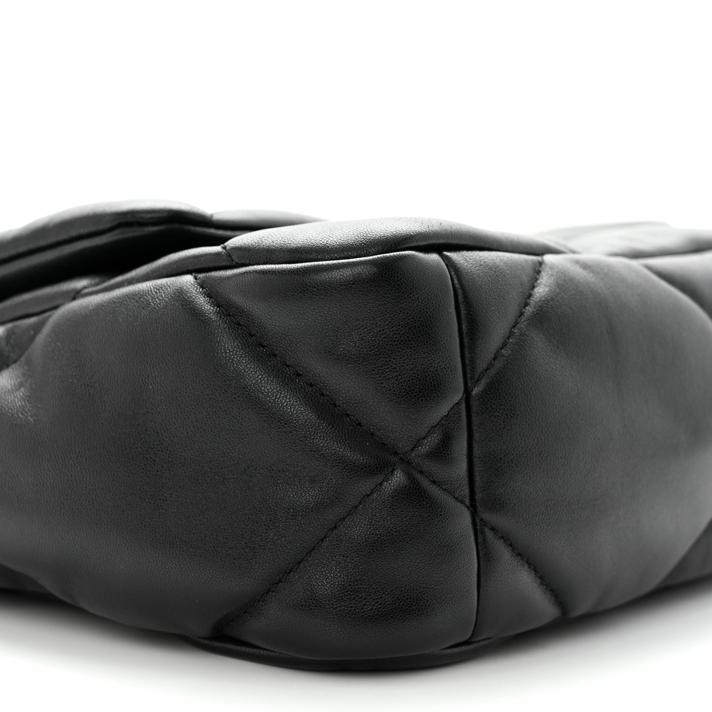 Goatskin Quilted Medium Chanel 19 Flap Black