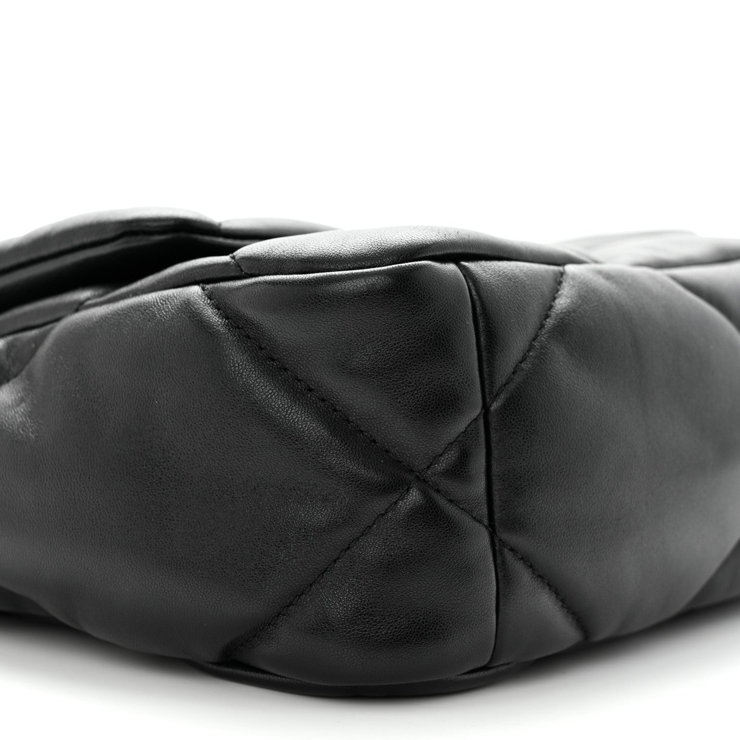 Chanel Goatskin Quilted Medium Chanel 19 Flap Black 9 of 11