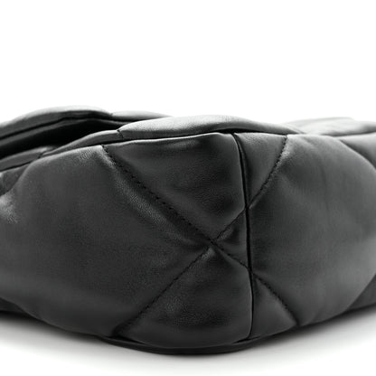 Chanel Goatskin Quilted Medium Chanel 19 Flap Black 9 of 11