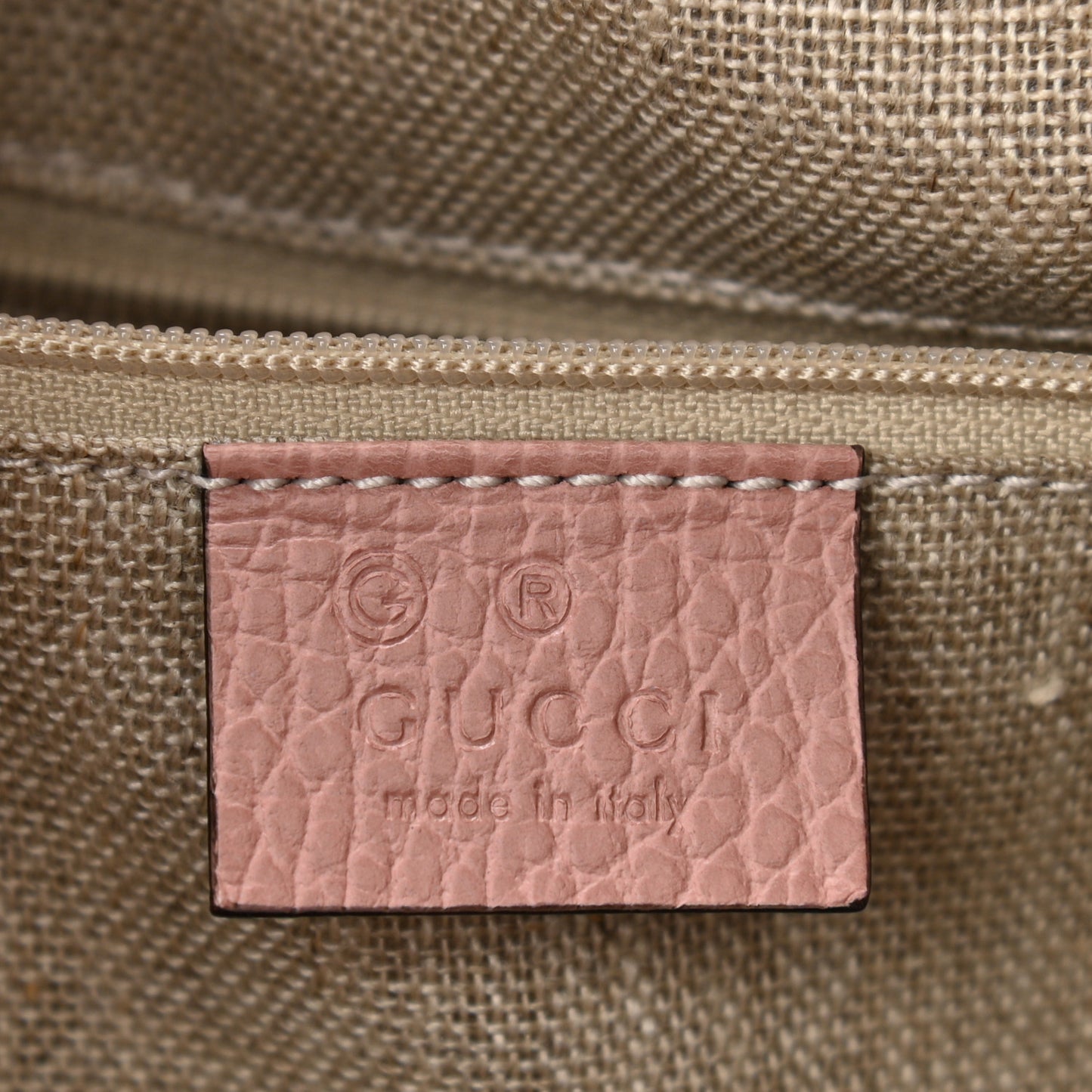 GG Monogram Large Margaux Hobo Beige Soft Pink