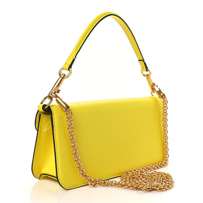 Valentino Garavani Calfskin Vlogo Loco Shoulder Bag Bright Lemon 3 of 9