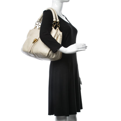 Burberry Grainy Calfskin Medium Landscape Tote Alabaster 2 of 22