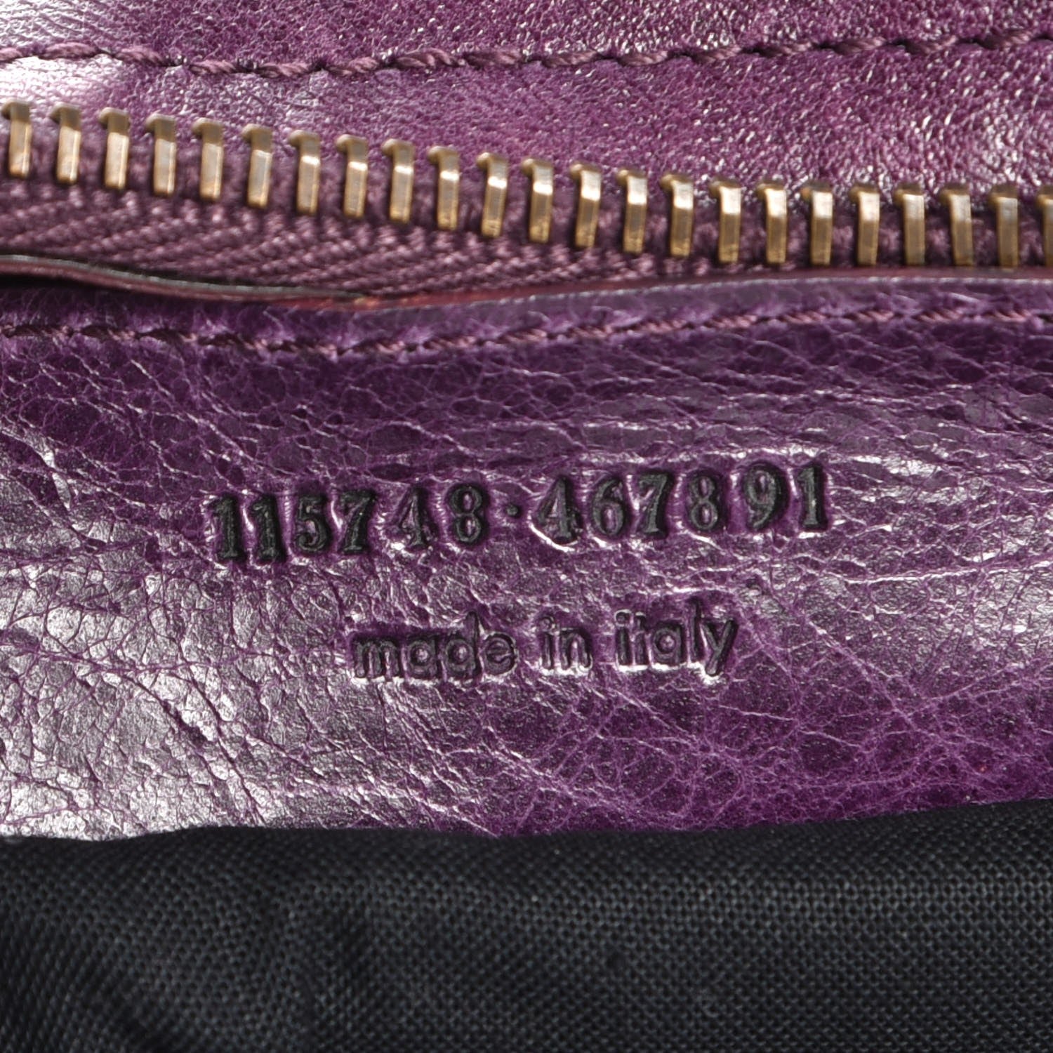 Balenciaga Agneau Classic Hardware City Raisin 8 of 8