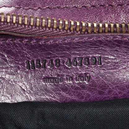 Balenciaga Agneau Classic Hardware City Raisin 8 of 8