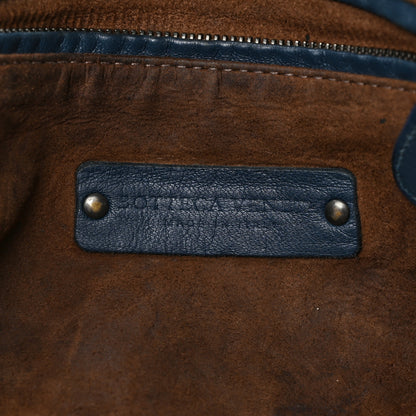 Bottega Veneta Nappa Intrecciato Nodini Crossbody Messenger Blue 6 of 10