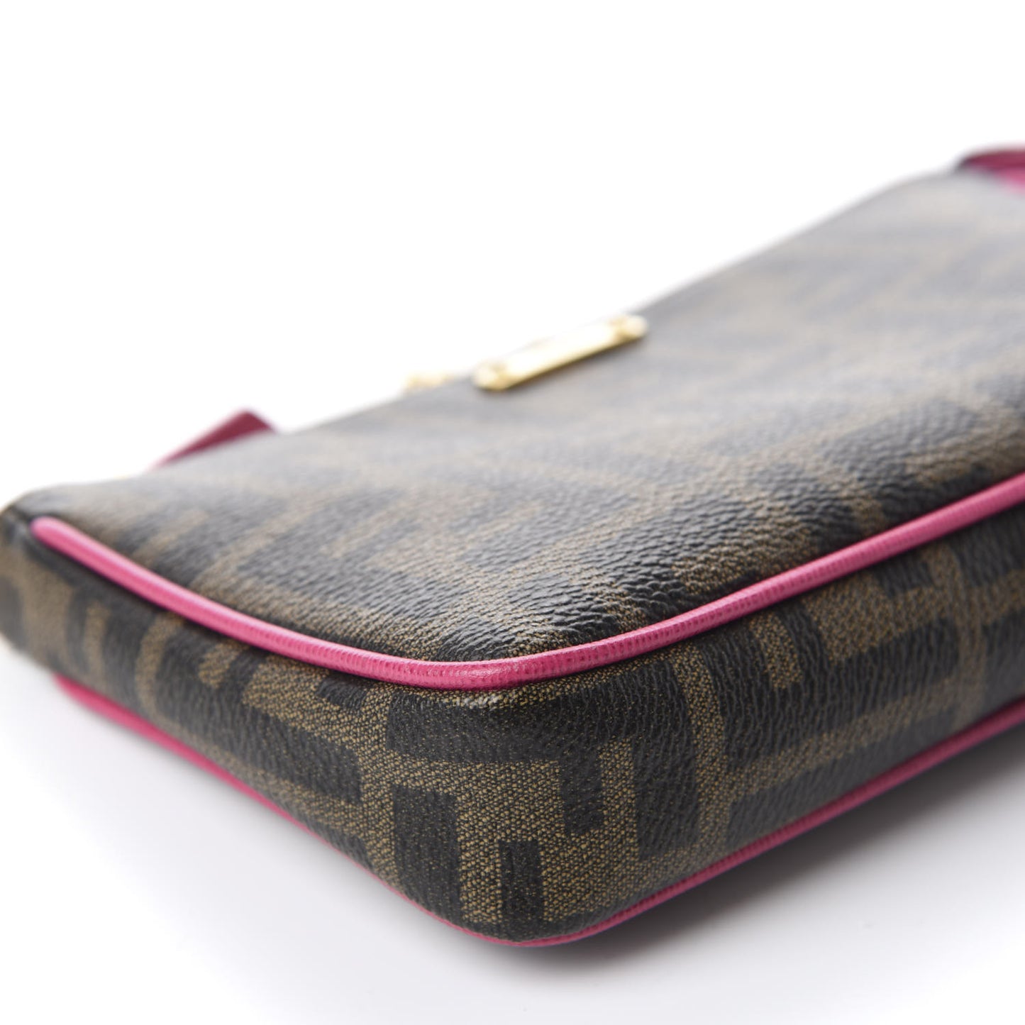 Zucca Spalmati Vitello Elite Pochette Tobacco Ciclamino