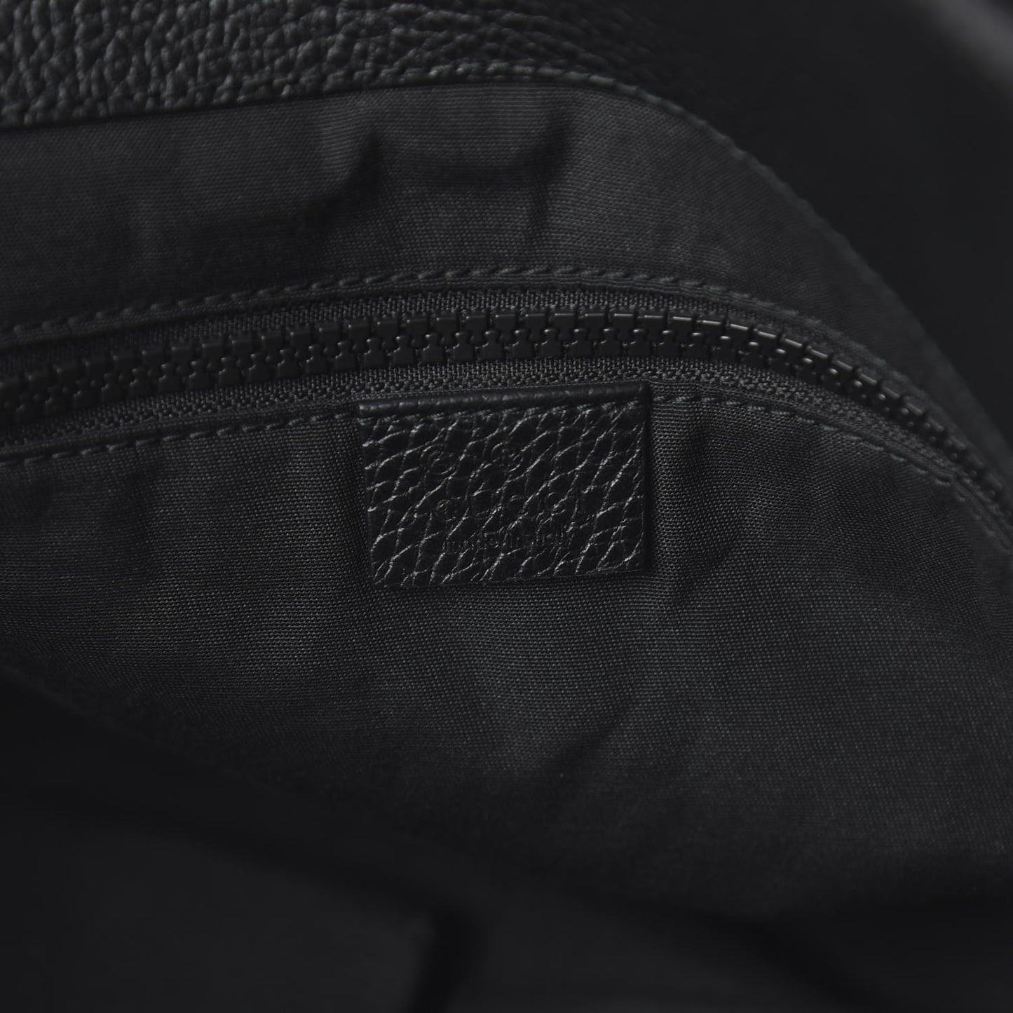 Nylon Monogram Vertical Tote Black