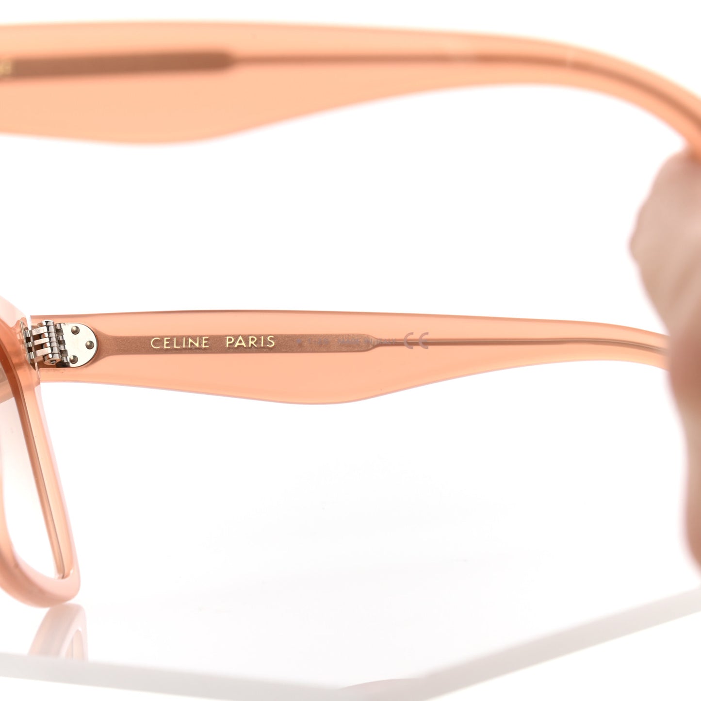 Acetate Polarized Oversized Sunglasses CL4055IN Milky Antique Pink