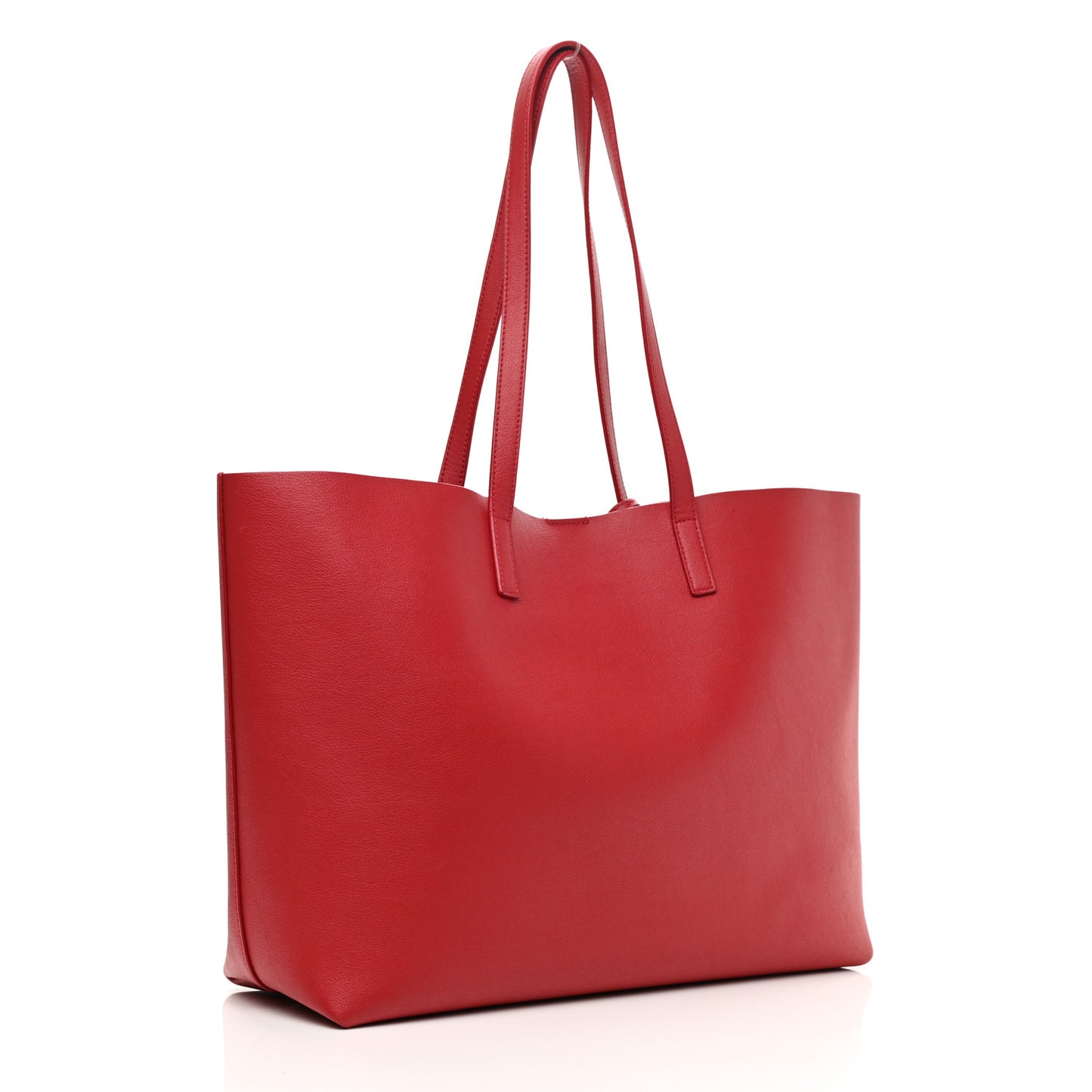 Calfskin Large Shopping Tote Rouge Eros