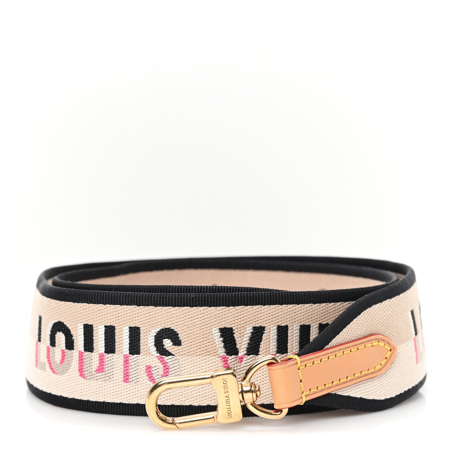 Louis Vuitton Jacquard Diane Shoulder Strap Black 1 of 3