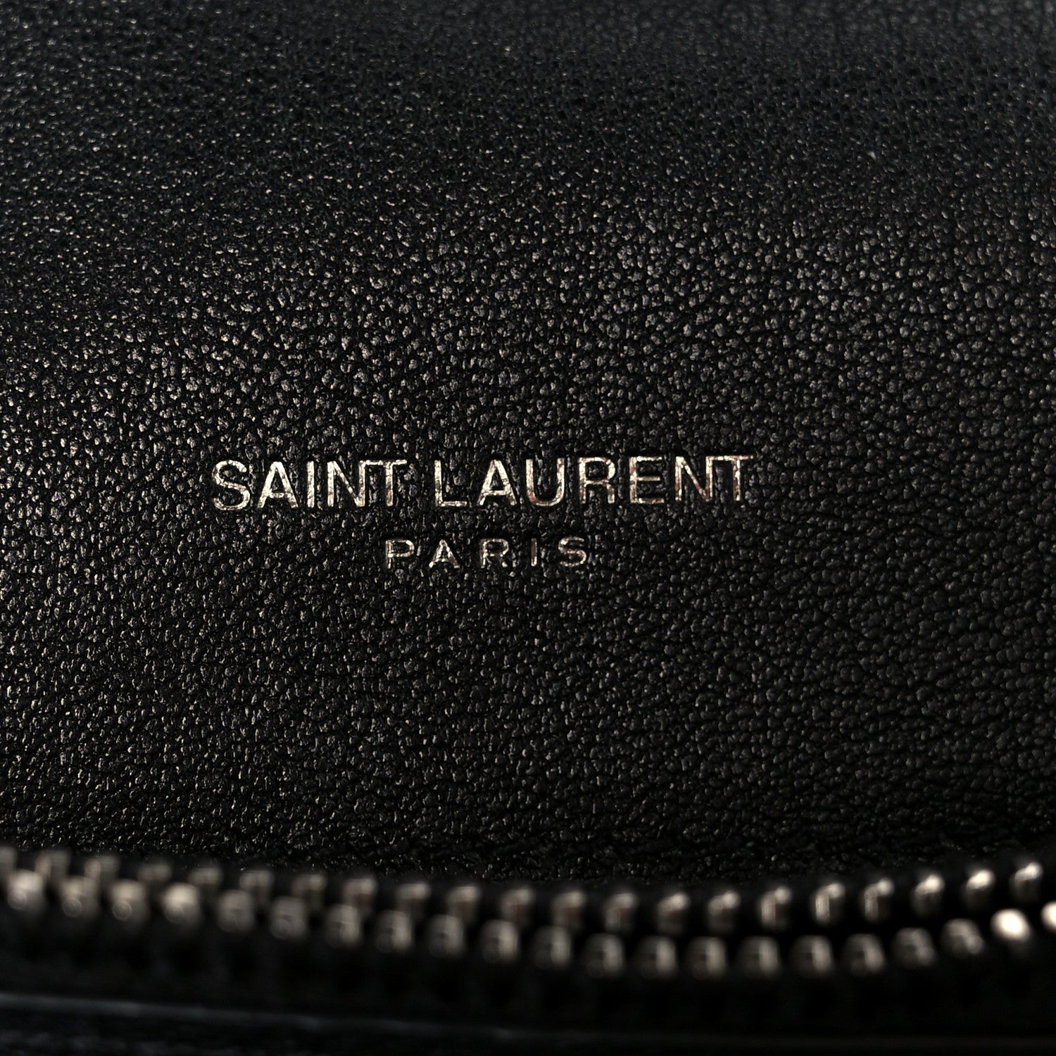 Saint Laurent Sheepskin Matelasse Chevron Monogram Medium College Bag Black 5 of 11
