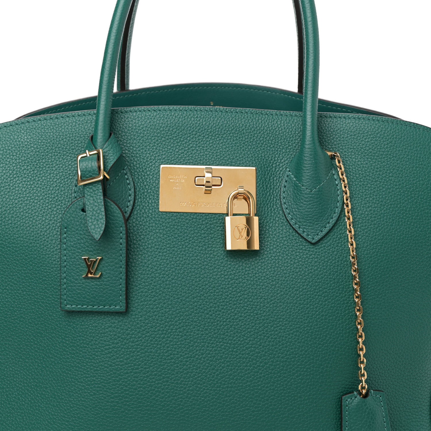 Louis Vuitton Veau Nuage Milla MM Emeraude 7 of 9