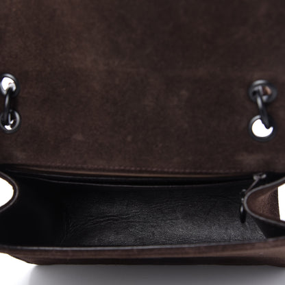 Chanel Suede Quilted Flap Bag Brown 5 of 11