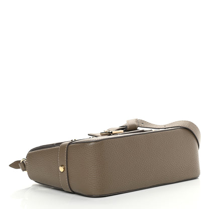 Jimmy Choo Pebbled Calfskin Studded Shoulder Bag Grey 4 of 13