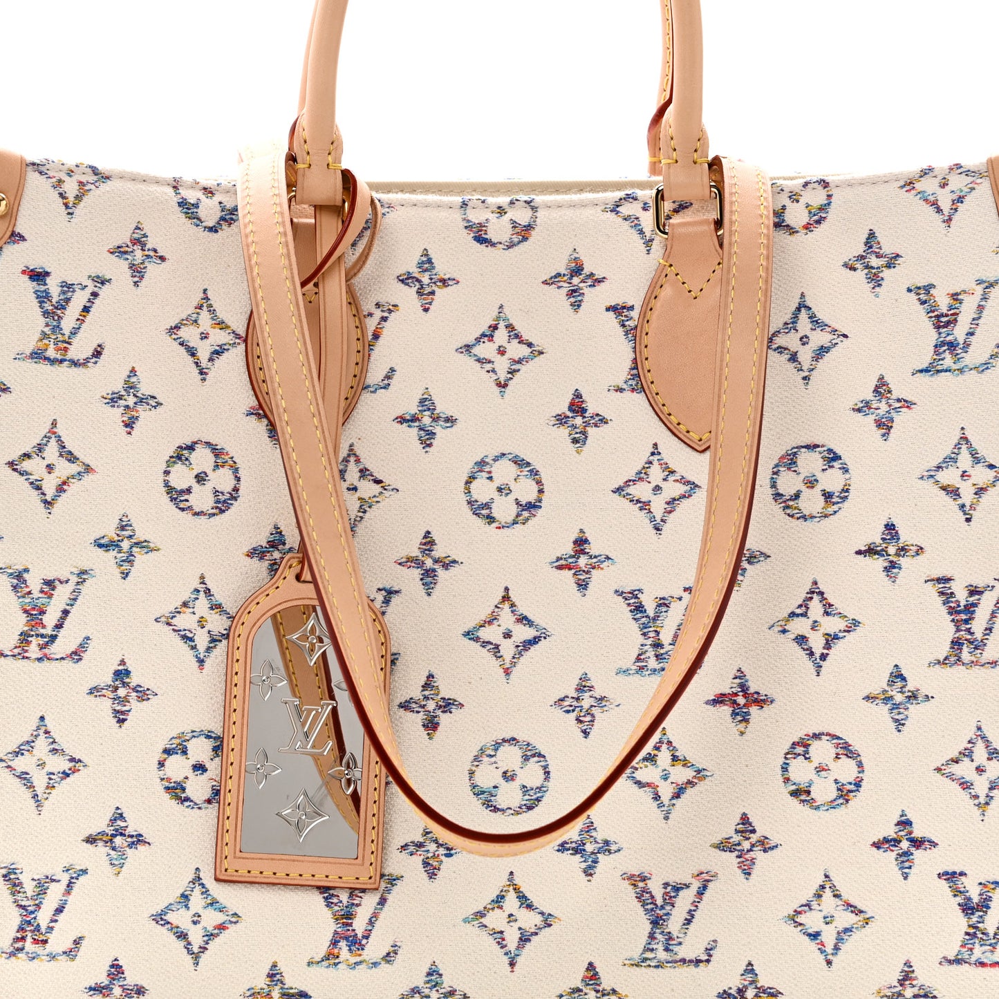 Monogram Jacquard Nautical Onthego MM Multicolor Beige